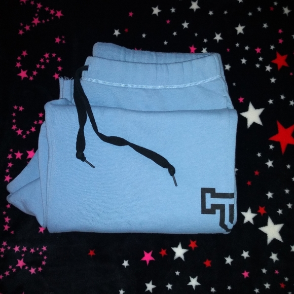 VS Pink Pink Logo Boyfriend Pants NWOT - Picture 2 of 10